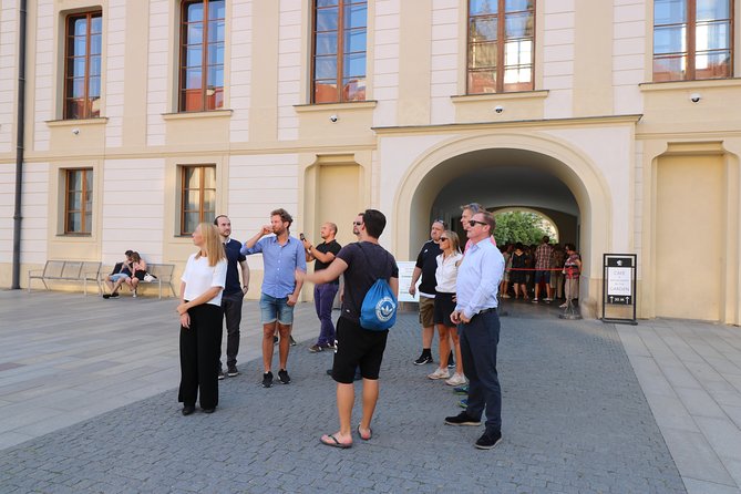 Grand City Tour of Prague on Cruiser e-Bikes or e-Scooters - Kampa, the Lennon Wall, and Charles Bridge