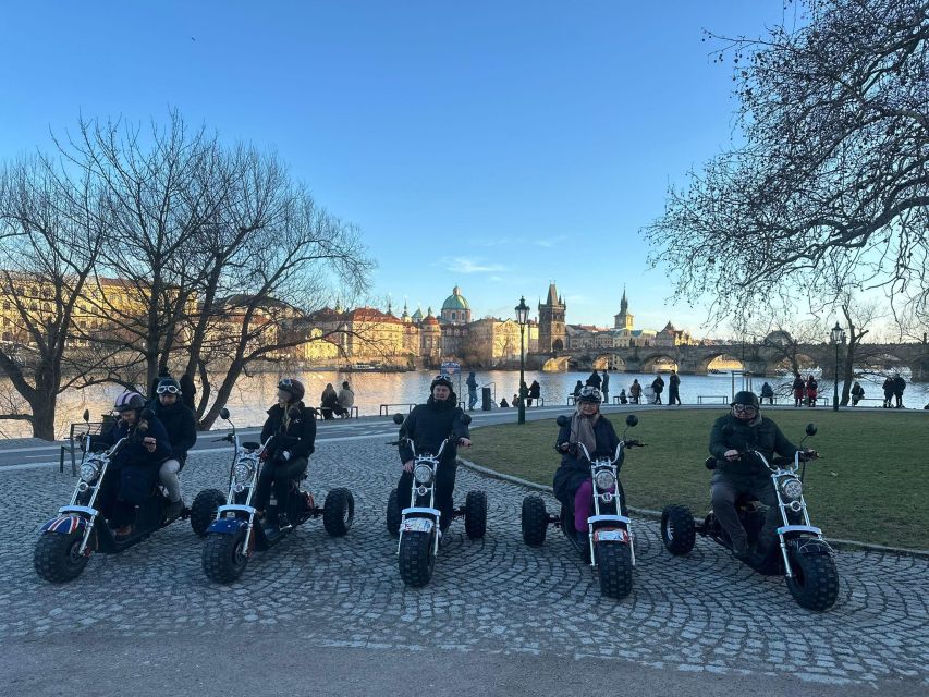 Grand City Tour on Electric Trike in Prague - Live Guided - Old Town Square and the Return to Štěpánská 55