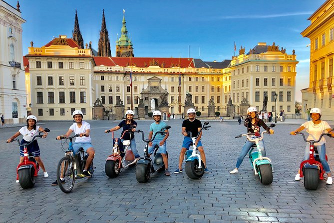 Grand city tour on Scrooser in Prague - Kafka, the riverfront, and the old university quarter