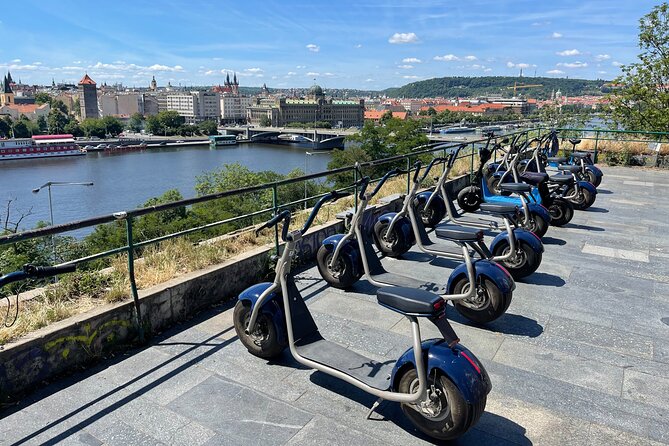 Guided sightseeing e-scooter tour of Prague: 2 hours - Chotek Gardens and the ride toward Hradčany
