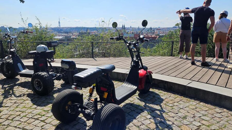 Heart of Prague tour on Tricycle electric scooter - Price, pace, and what you receive