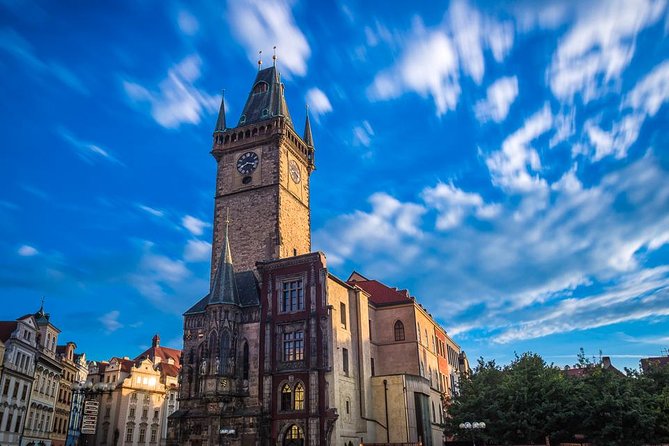Johnny's Prague Photography Tour - Old Town Square: Týn Church, the Astronomical Clock, and a spiral staircase