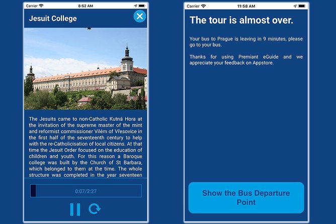 Karlovy Vary - Premiant eGuide APP - What the Premiant app adds