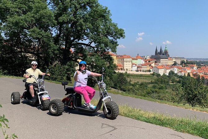 Live-Guided ️Trike-Harley️ Viewpoints tour of Prague - Letná Park, the Metronome, and Prague’s best city views