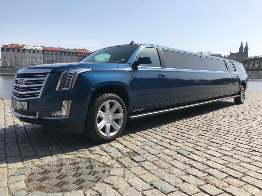 Long Hummer or Cadillac Limousine Party Ride - Pickup in Prague and the five-minute rule