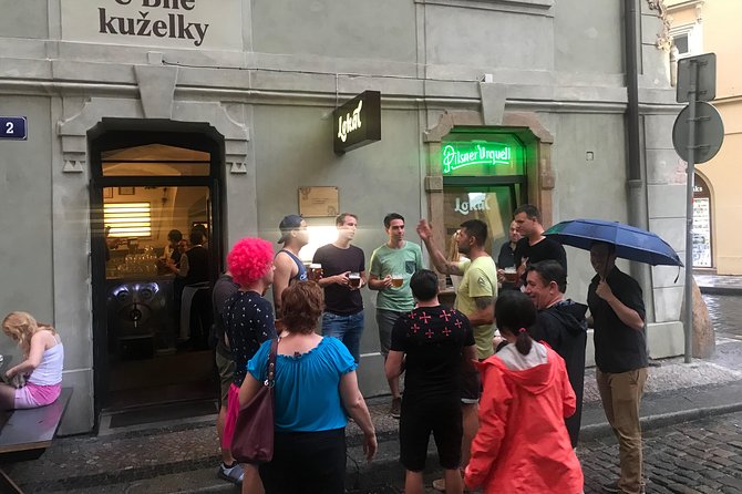 Old Prague pubs tour. Beer and dinner included! - Nerudova Street and the final climb
