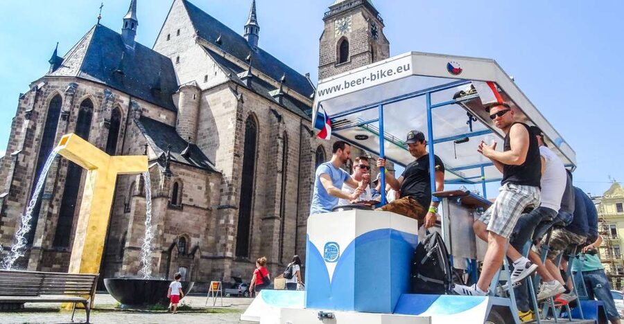 Pilsen: 1.5-Hour Beer Bike with Unlimited Beer - Key details at a glance