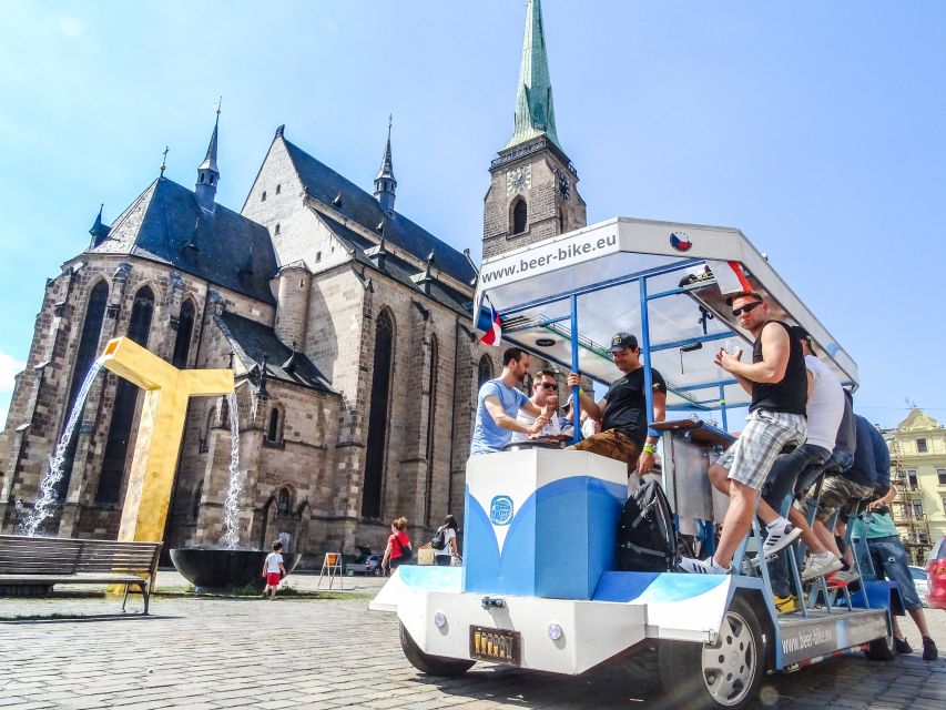 Pilsen: 1.5-Hour Beer Bike with Unlimited Beer - The first 90 minutes: pedal, music, and city views