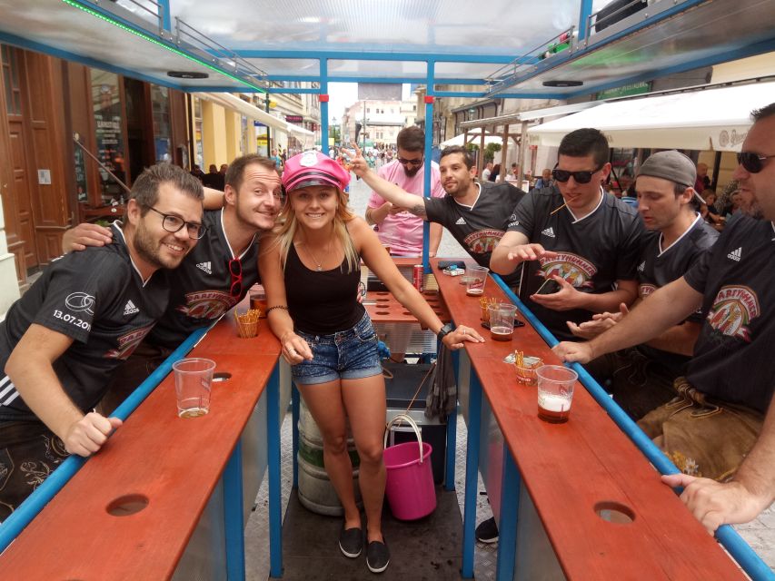 Pilsen: 1.5-Hour Beer Bike with Unlimited Beer - What the guide actually adds