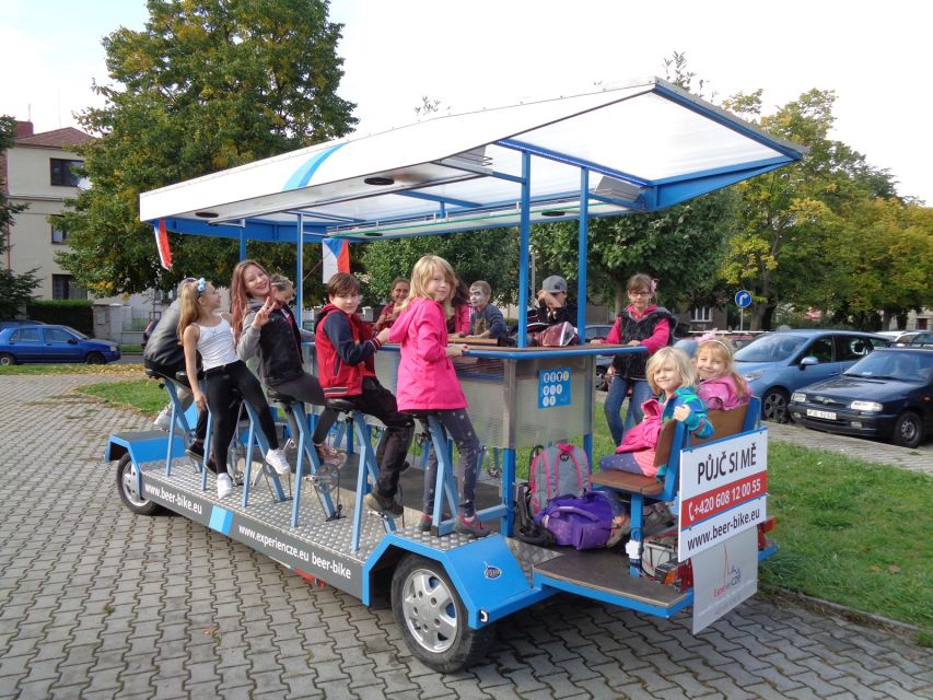Pilsen: 1.5-Hour Beer Bike with Unlimited Beer - Who should book this experience?