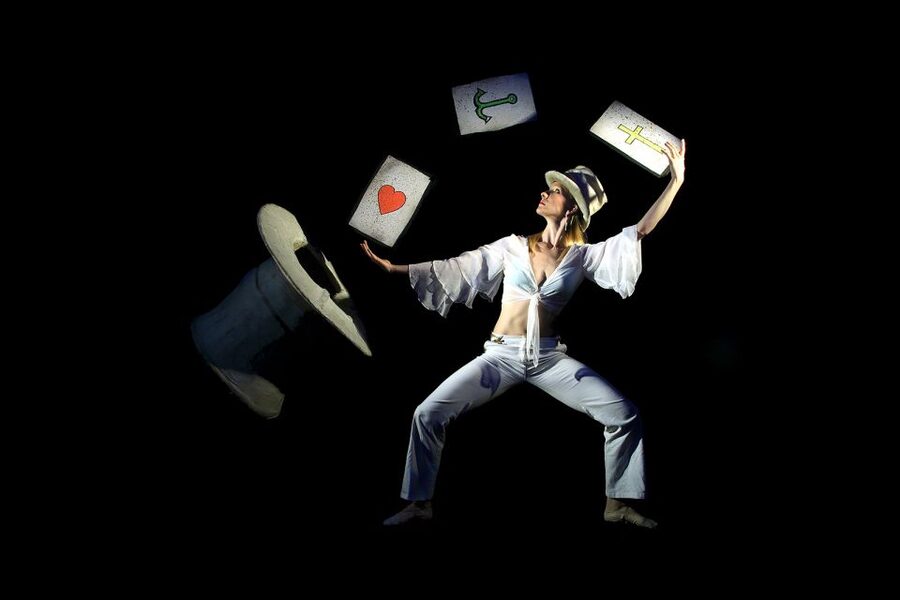 Prague: 1.5-Hour Black Light Theater Srnec Performance - The 90-Minute Performance: A Sketchbook of Visual Jokes