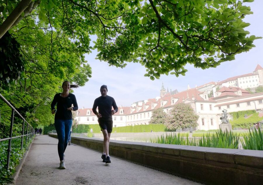 Prague 1.5-Hour Compact City Center Running Tour - New World and Loreto bring quieter Prague