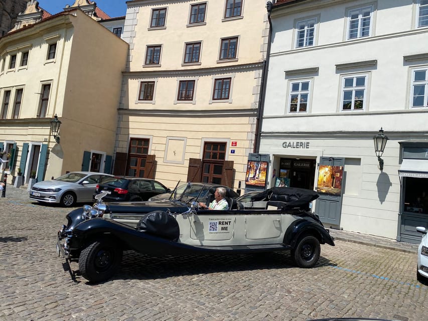 Prague: 120min Private Tour in Vintage Car, up to 6people! - Old Town begins with Mozart and the Royal Route