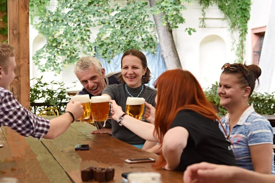 Prague: 3-Hour Beer Tour and Traditional Czech Dinner - Walking Through Prague’s Historic Center