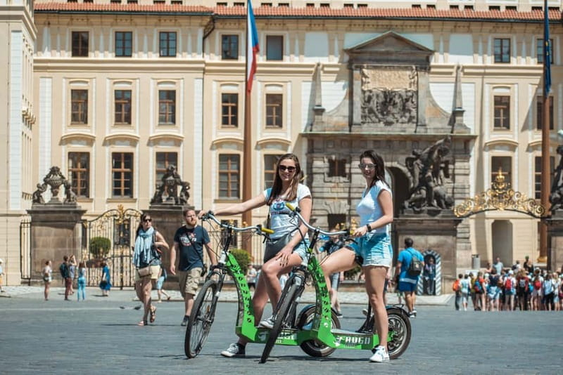 Prague: 3-Hour E-Scooter Tour in German - Petrin Tower and the route toward Malá Strana