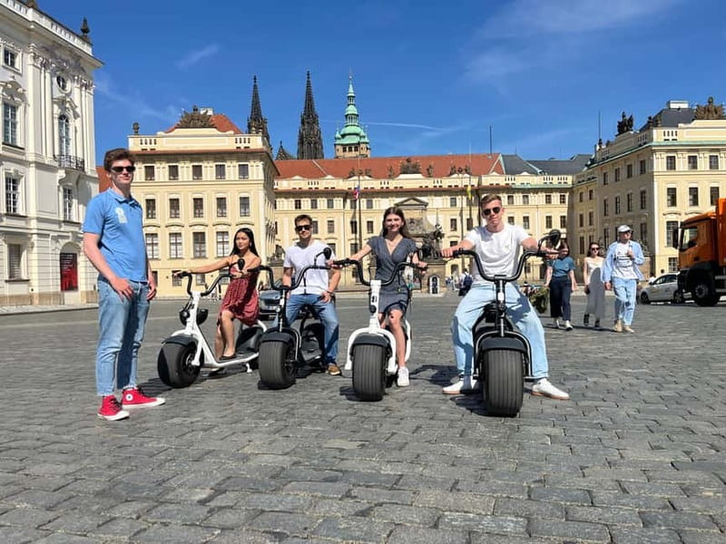 Prague: 3-Hour Fat Tire E-Scooter Tour - A careful start with practice and safety instructions