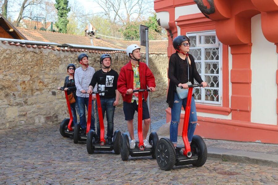 Prague: 4-Hour Segway and Scooter Tour with Lunch and Drinks - Starting behind Charles Bridge on the Lesser Town side