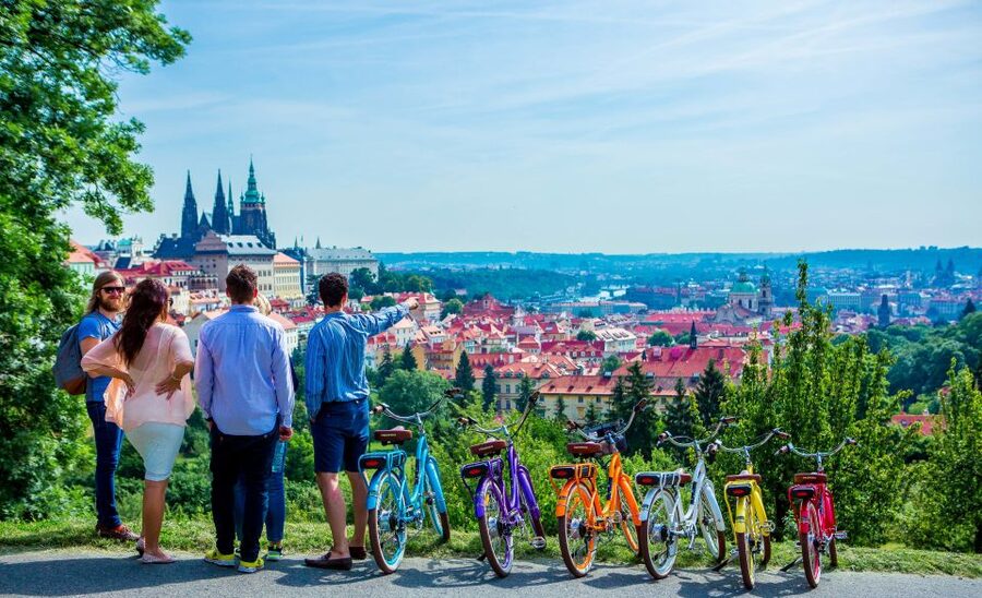 Prague: 7 Best Viewpoints of Prague E-Bike Tour - Old Town: orientation before the crowds take over