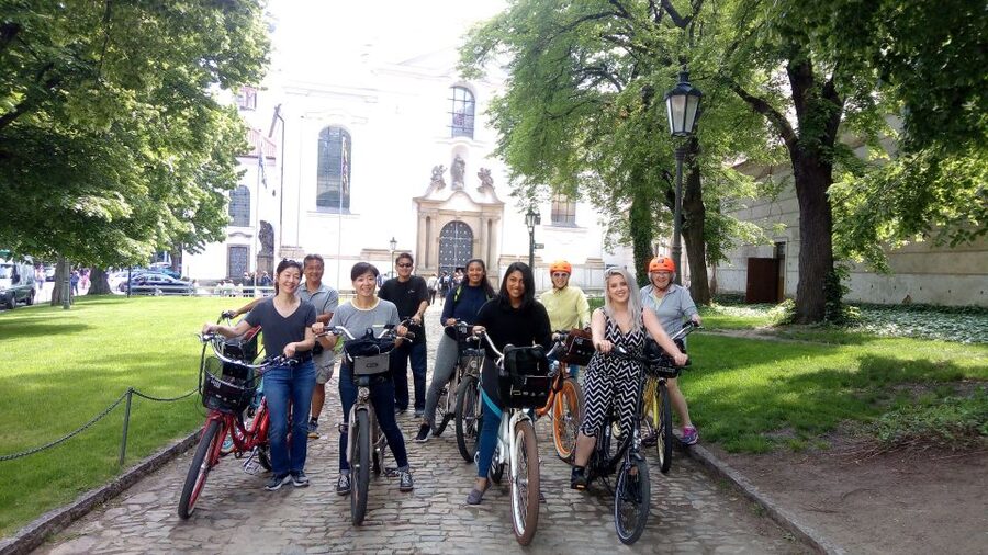 Prague: 7 Best Viewpoints of Prague E-Bike Tour - Meeting the bikes at Vlašská 15