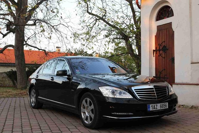 Prague airport luxury transfer by a Mercedes Benz S class - Is $153.78 good value for up to three people?