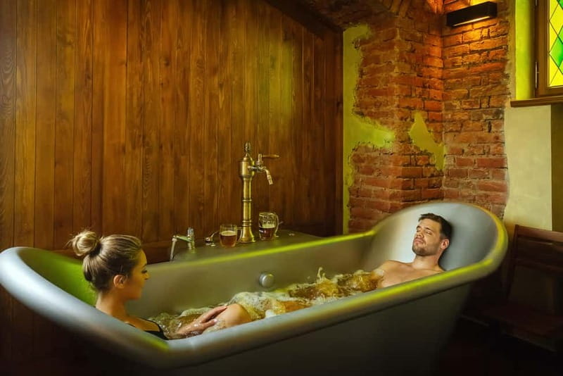 Prague: Beer and Wine Spa Bath with Salt Cave Experience - A Czech beer ritual with a spa twist