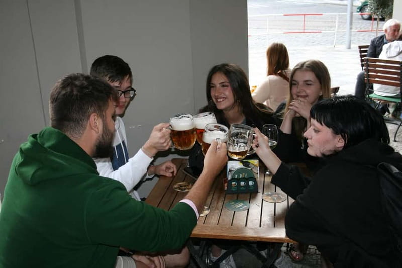 Prague Beer History: Highlights Tour with Tasting - Starting beneath the tree at Malostranské Square