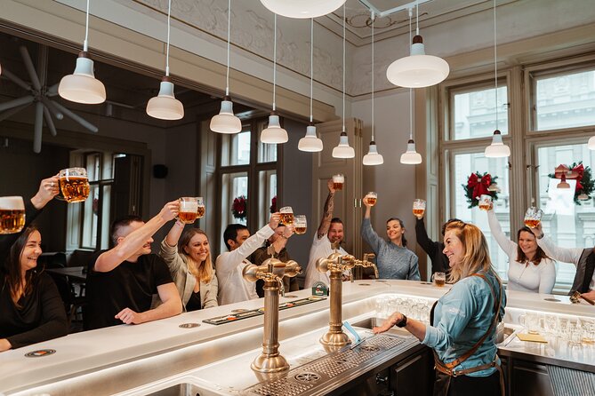 Prague Beer Pouring Class at Pilsner Urquell - What you drink and what you take home