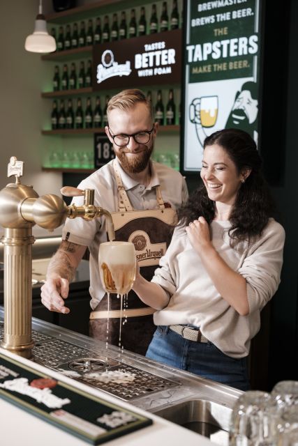 Prague: Beer Pouring Class at Pilsner Urquell Experience - Hladinka, Šnyt, and Mlíko in the glass