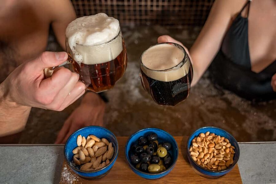 Prague: Beer Spa Experience with Unlimited Beer and Sauna - Sauna, Shower, and Cooling Off