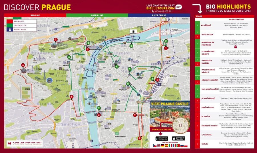 Prague: Big Bus Hop-on Hop-off, Castle Tour and River Cruise - The Vltava cruise is the best extra