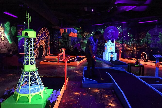 Prague Black Light Mini Golf Admission Ticket - Booking, Timing, and Cancellation Advice
