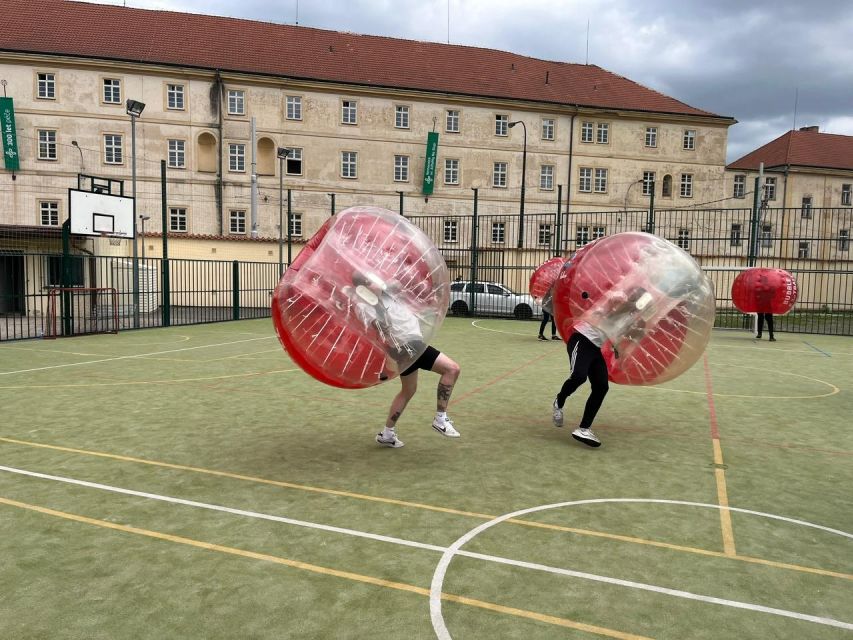 Prague: Bubbles football in city centre of Prague - Prague Bubble Football at a Glance