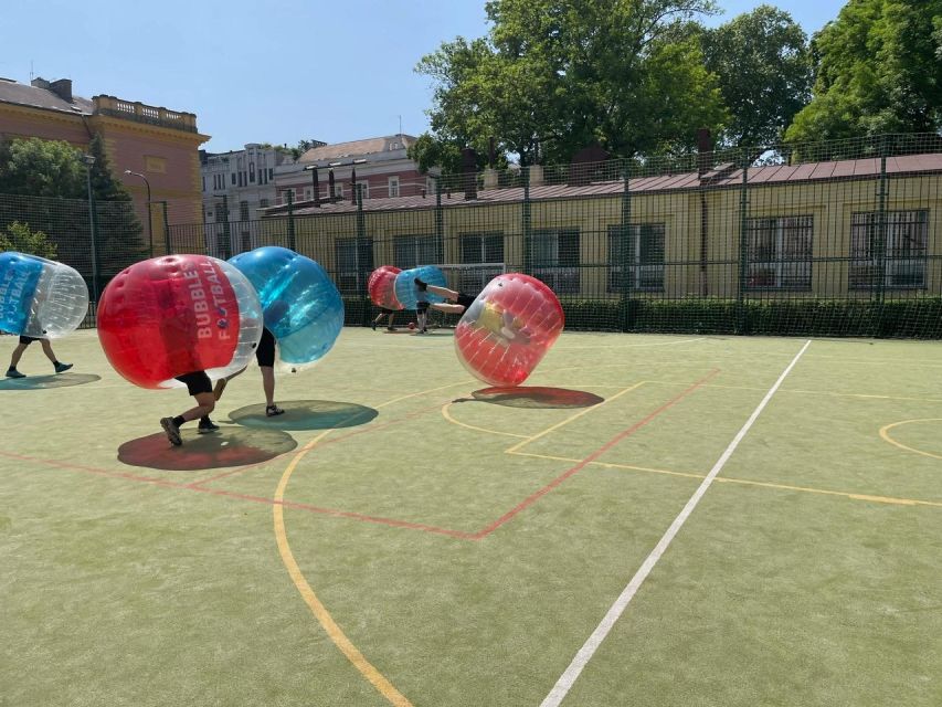 Prague: Bubbles football in city centre of Prague - Three Ways to Play, Not Just Bubble Football