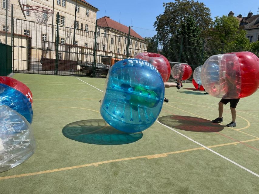 Prague: Bubbles football in city centre of Prague - Price, Time, and What You Receive