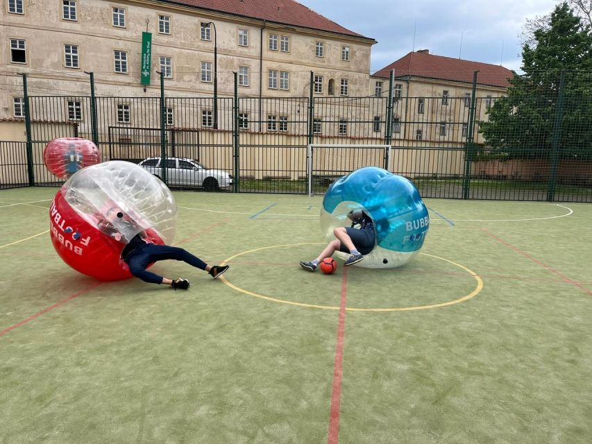Prague: Bubbles football in city centre of Prague - Comfort, Safety, and Physical Limits