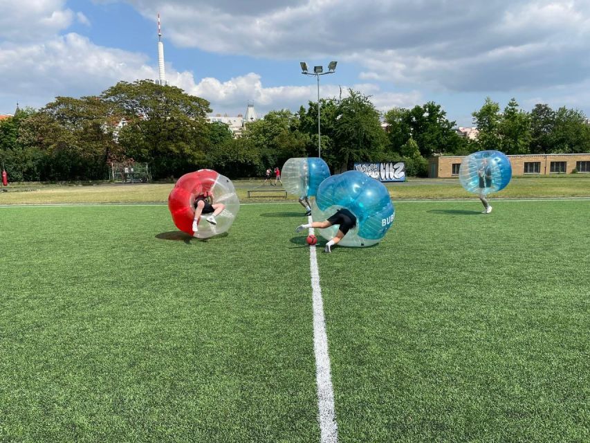 Prague: Bubbles football - Zorb Football in centrum - Why bubble football is harder than ordinary football
