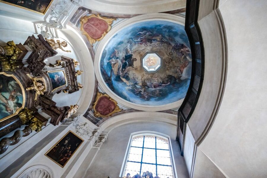 Prague Castle 2.5-Hour Tour Including Admission Ticket - St. George’s Basilica adds a quieter contrast