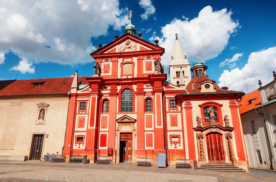 Prague Castle and St. Vitus Cathedral Private Walking Tour - St. George’s Basilica and Golden Lane on the longer tours