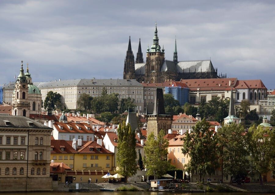 Prague: Castle Circuit Entry Tickets with Audio Guide - St. George’s Basilica brings a different mood