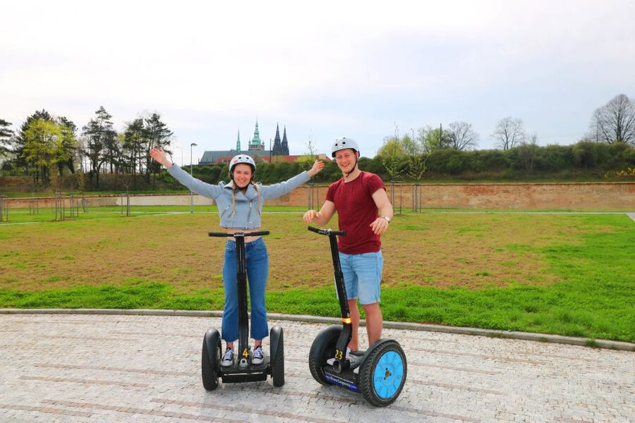 Prague: Castle District Segway Tour - Learning to ride before Prague 6
