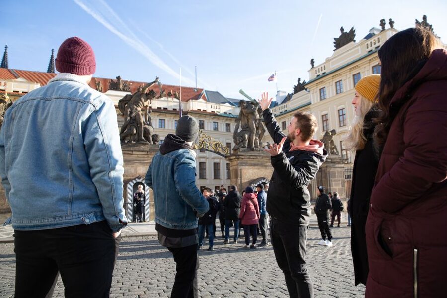 Prague: Castle Grounds & Highlights Walking Tour small-group - A short Lesser Town introduction before the tram