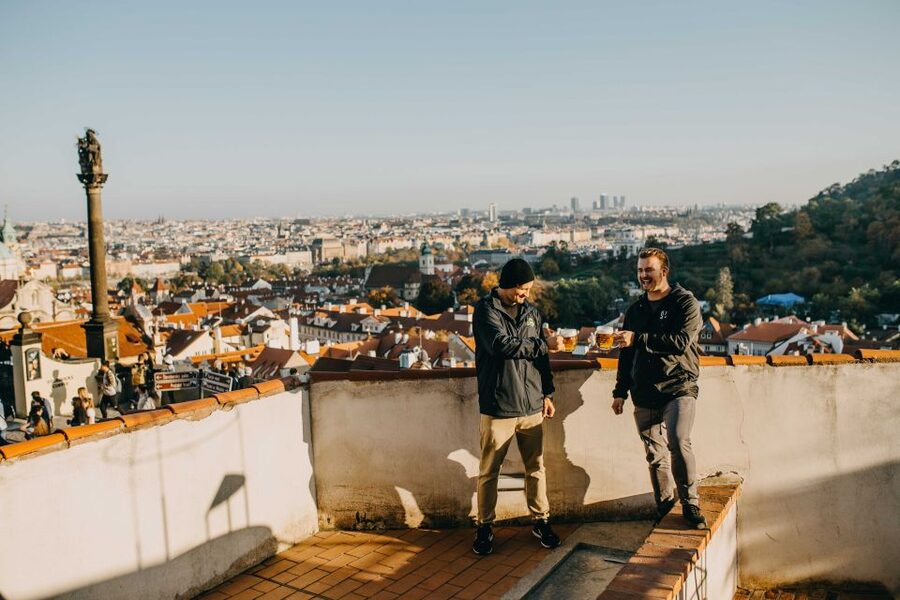 Prague: Castle Side Breweries & Pubs Guided Walking Tour - The tram ride makes the uphill route easier