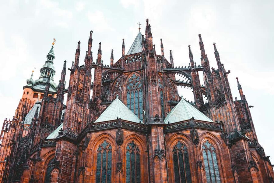 Prague Castle St. Vitus Cathedral, Royal Palace, St. George's Basilica - Meeting Robert Procházka at Prague Castle