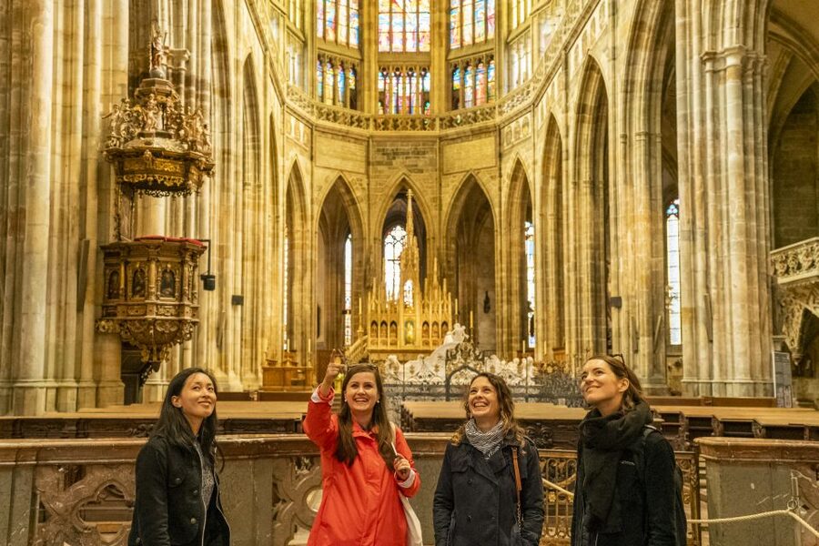 Prague: Castle Tour with Local Guide and Entry Ticket - St. George’s Basilica and a quieter medieval mood