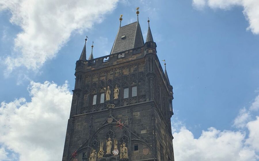 Prague: Charles Bridge Audio Guide with Tower Entry Ticket - Following a route across Charles Bridge