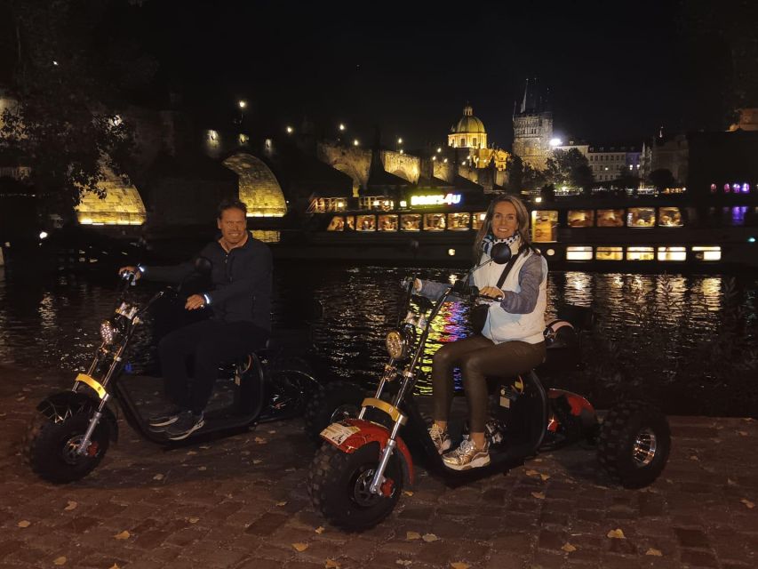 Prague City sightseeing in Night Trike Tour - Why an E-Trike works well in central Prague