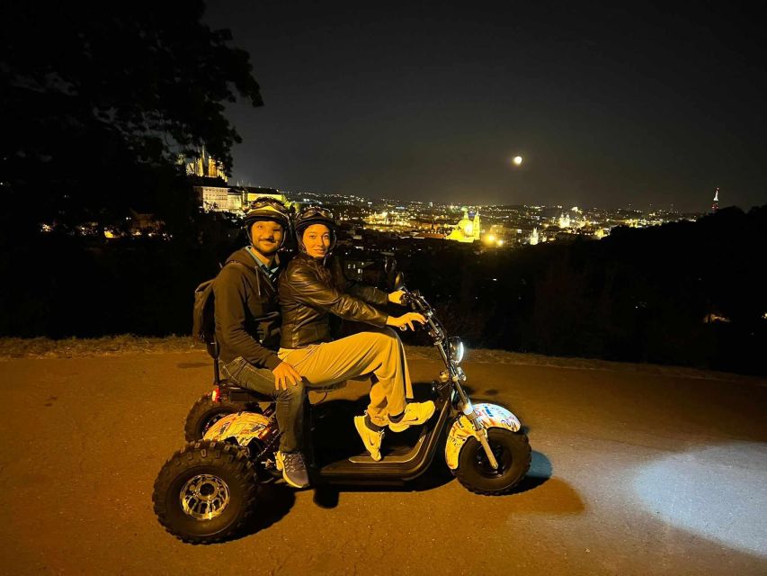 Prague City sightseeing in Night Trike Tour - Kafka Museum and Rudolfinum