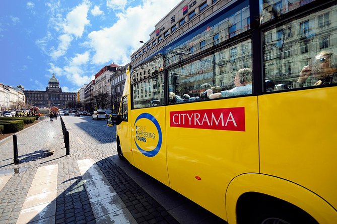 Prague City Sightseeing Tour - National Theatre and the river crossing