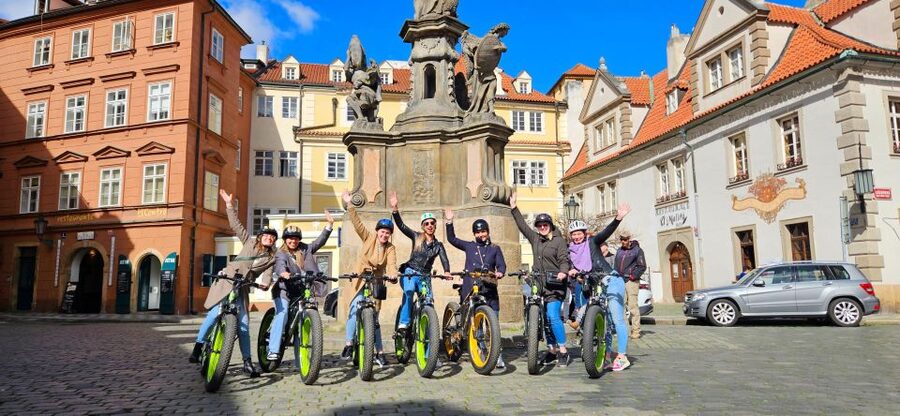 Prague: City Viewpoints Tour by Electric Fat Bike - Lesser Town, the river, and Prague’s playful side