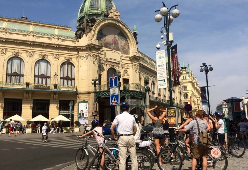 Prague: Classic City Bike Tour - What the pace feels like on city streets